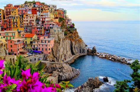 collage campeggi liguria e riviera dei fiori