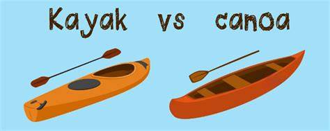 grafico delle differenze tra kayak e canoa