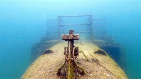 relitto navale lago di Garda