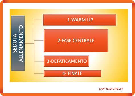 grafico delle fasi di allenamento in piscina
