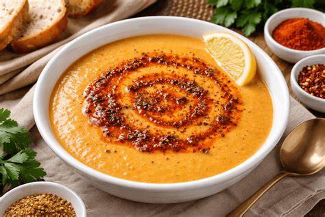 zuppa di lenticchie turca - kefia e ingredienti