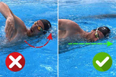 tecnica nuoto testa ferma