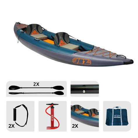 Imballaggio e accessori kayak gonfiabile biposto