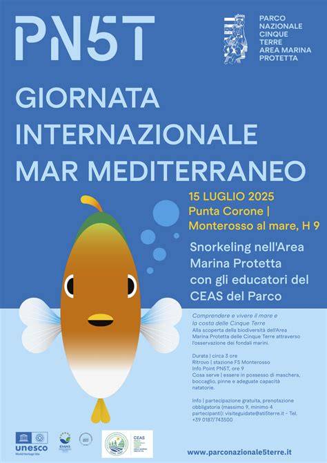 mappa delle destinazioni snorkeling mediterraneo