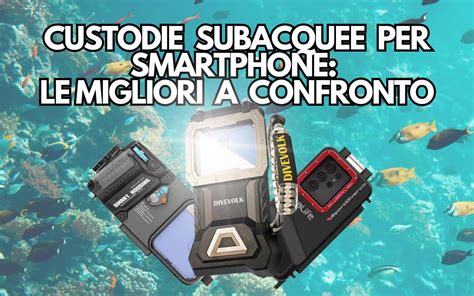 fotocamere subacquee e custodie (infografica)