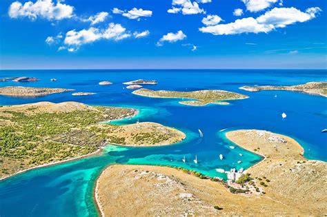 arcipelago Kornati visto dal mare